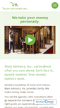 Mobile Screenshot of mainadvisory.com